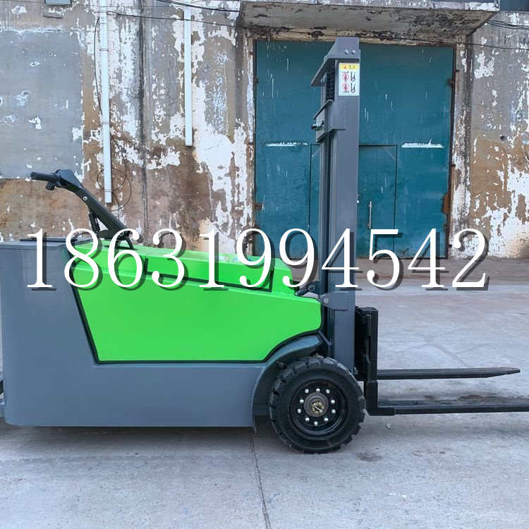 昆玉市小型电动叉车1吨2吨步行站驾式电瓶堆高充电装卸车液压升降车铲车